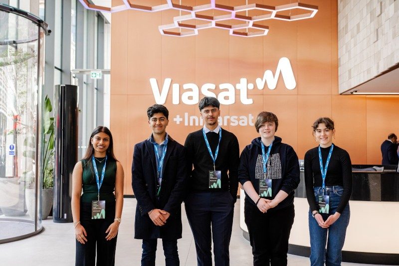 Five finalists for Viasat''s Beyond Space competition in our London, UK offices